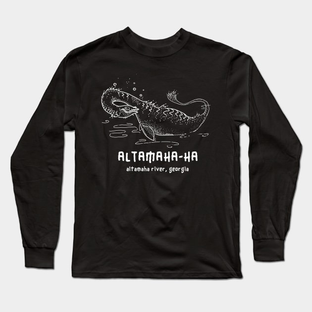 Altamaha-ha Monster Long Sleeve T-Shirt by ArtEnceladus